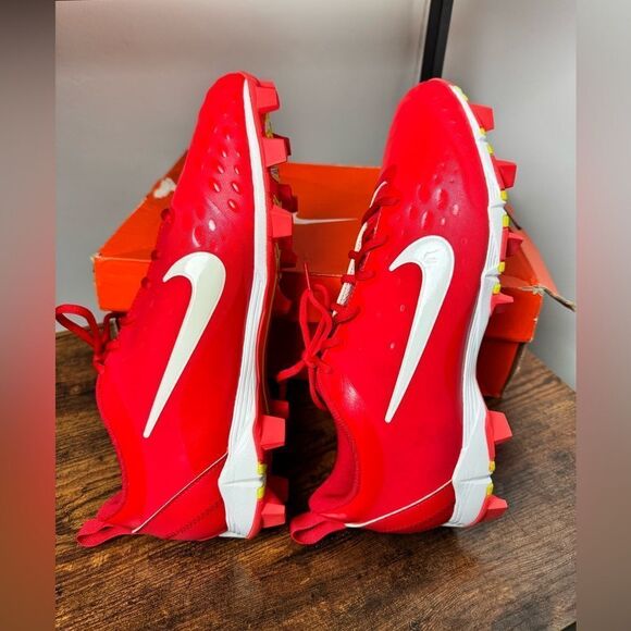 Nike Hyperdiamond 2 Keystone Softball Cleats men’s size 12US/44,5EU NEW red - Picture 5 of 12